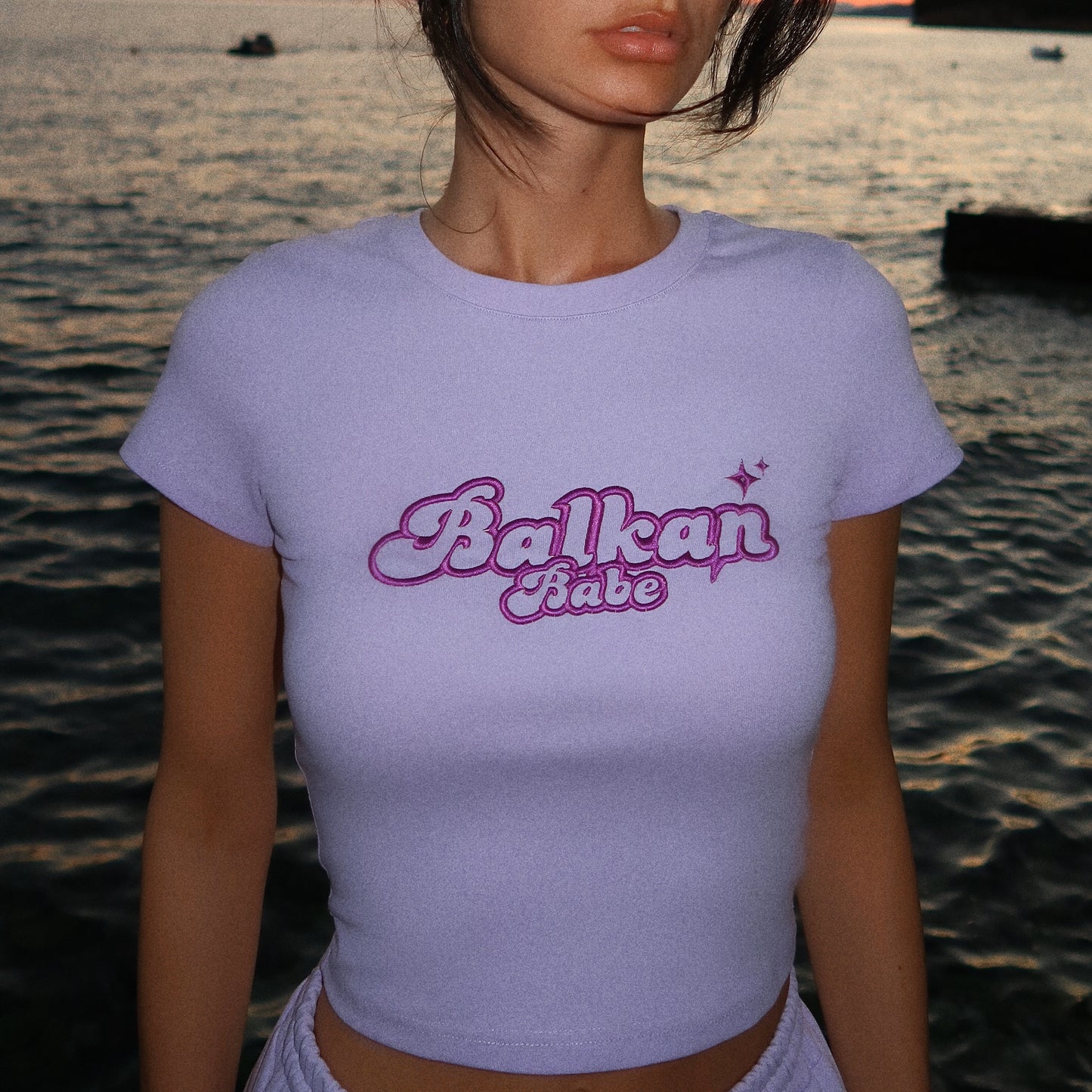 Balkan Babe Shirt lila